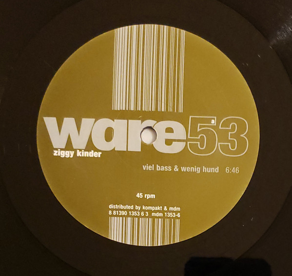 ZIGGY KINDER - VIEL BASS & WENIG HUND - 12 Inch vinyl