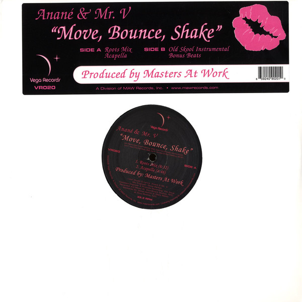 ANANE & MR. V - MOVE. BOUNCE. SHAKE - LP Vinyl