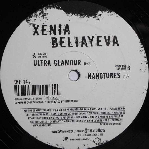 XENIA BELIAYEVA - ULTRA GLAMOUR - 12 Inch vinyl