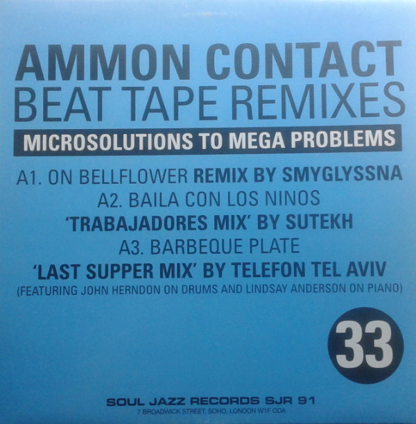 AMMON CONTACT - BEAT TAPE REMIXES - 12 Inch vinyl