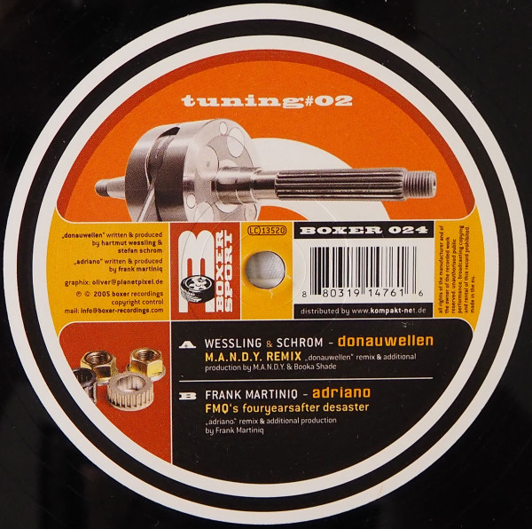 WESSLING & SCHROM / MARTINIQ - TUNING #02 - 12 Inch vinyl