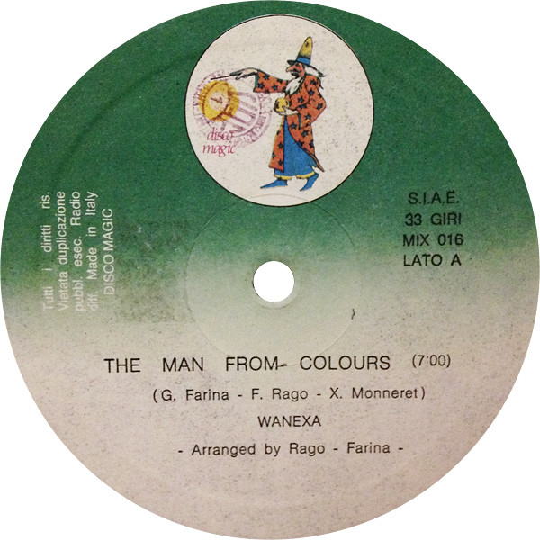 WANEXA - MAN FROM COLOURS - 12 Inch vinyl