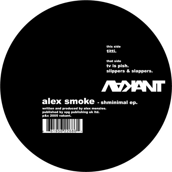 LmpwZWc-1803.jpeg ALEX SMOKE - SHMINIMAL (EP) - 12 Inch vinyl