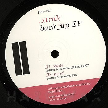XTRAK - BACK UP (EP) - 12 Inch vinyl