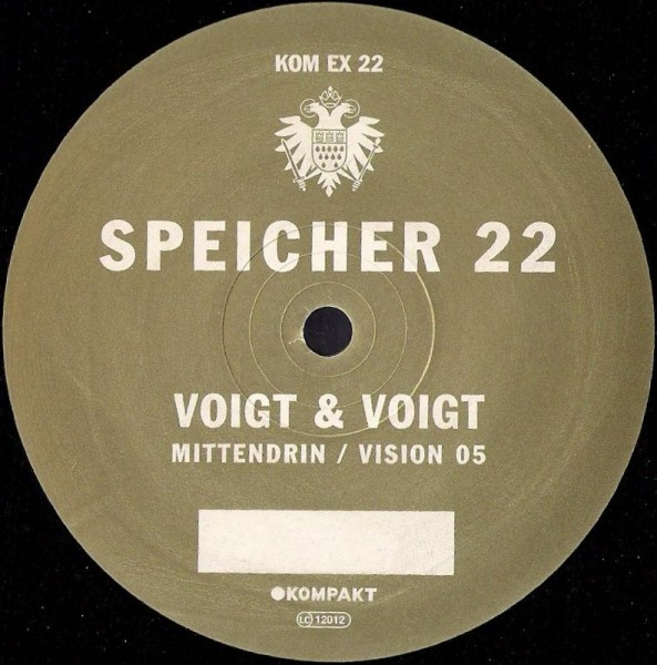 VOIGT & VOIGT - SPEICHER 22 - 12 Inch vinyl