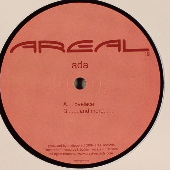 ADA - LOVELACE - 12 Inch vinyl