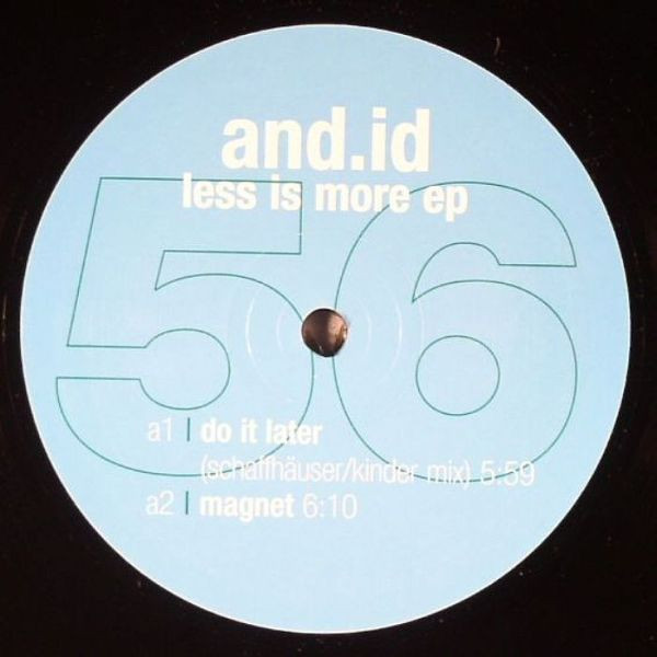 AND.ID - LESS IS MORE - 12 Inch vinyl