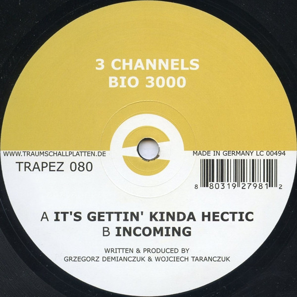 3 CHANNELS - BIO 3000 - 12 Inch vinyl
