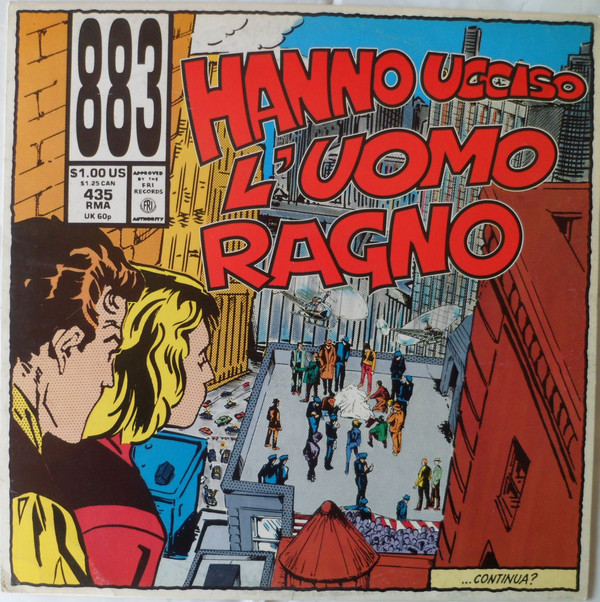883 - HANNO UCCISO LUOMO RAGNO - LP Vinyl
