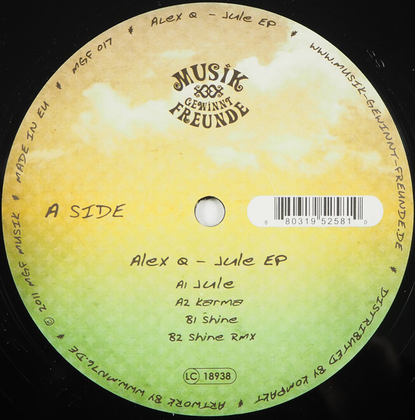 ALEX Q - JULE EP - 12 Inch vinyl