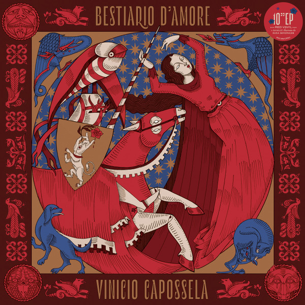 VINICIO CAPOSSELA - BESTIARIO D'AMORE (RED VINYL) - 10 Inch Vinyl