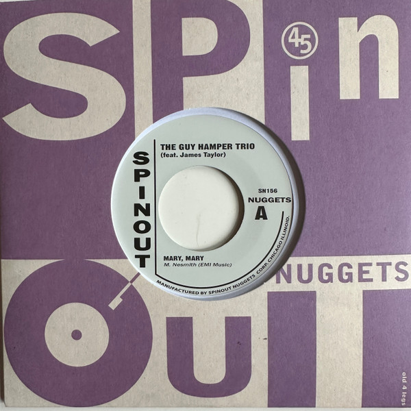 (PRE-ORDER) GUY HAMPER TRIO - MARY MARY/TYPE 2 ERROR - 7 inch Vinyl