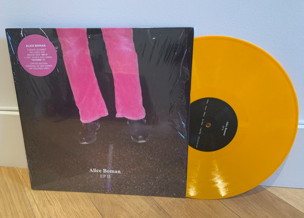 ALICE BOMAN - EP II / SKISSER EP (YELLOW VINYL) - LP Vinyl