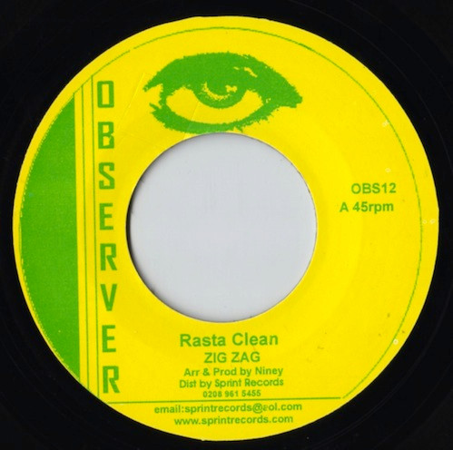ZIG ZAG - RASTA CLEAN/VERSION - LP Vinyl