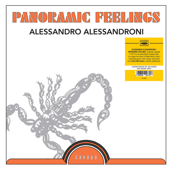 (PRE-ORDER) ALESSANDRO ALESSANDRONI - PANORAMIC FEELINGS (YELLOW VINYL) - LP Vinyl