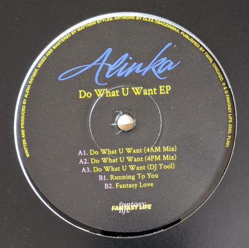 ALINKA - DO WHAT U WANT EP - LP Vinyl