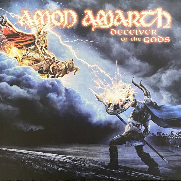 AMON AMARTH - DECEIVER OF THE GODS (BEIGE RED MARBLED) - LP Vinyl