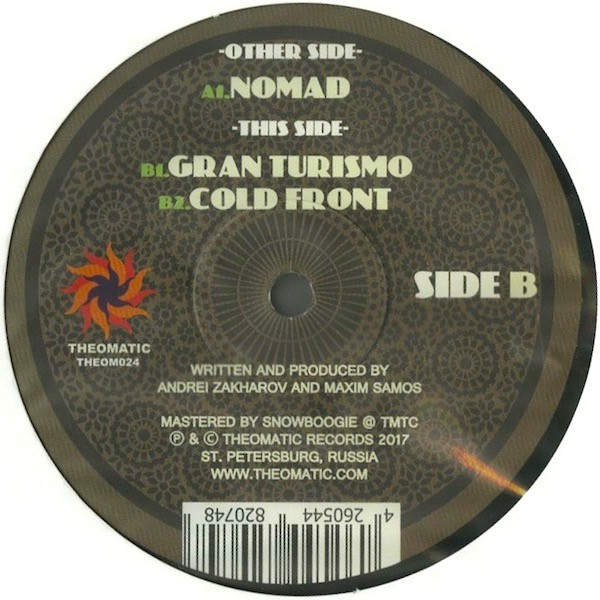 AN-2 & SAMOS - NOMAD EP - 12 Inch vinyl