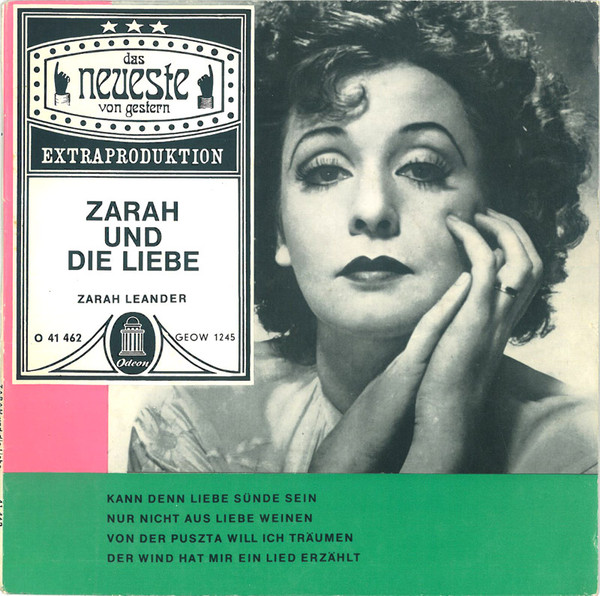 ZARAH - DIE SUNDE DER LIEBE - LP Vinyl