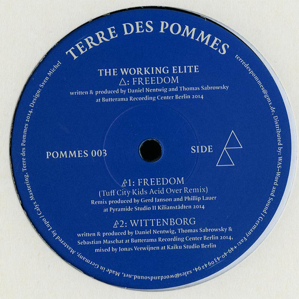 WORKING ELITE - FREEDOM - 12 Inch vinyl