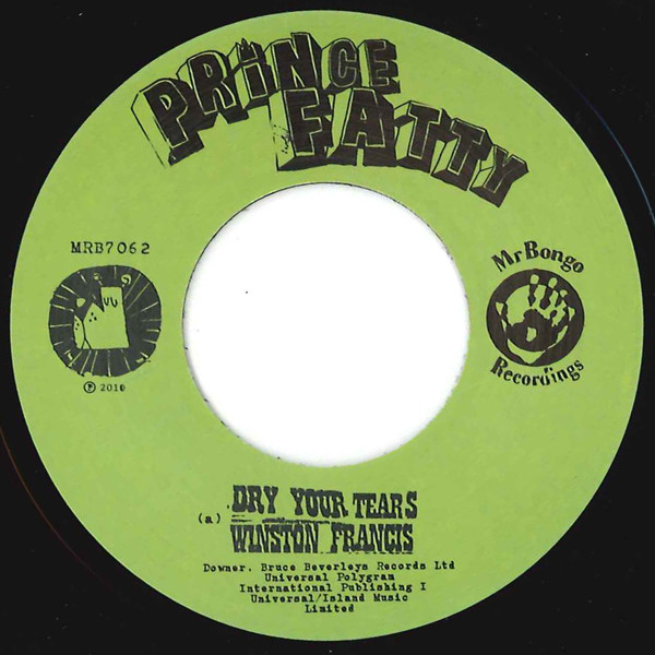 WINSTON FRANCIS - DRY YOUR TEARS - LP Vinyl