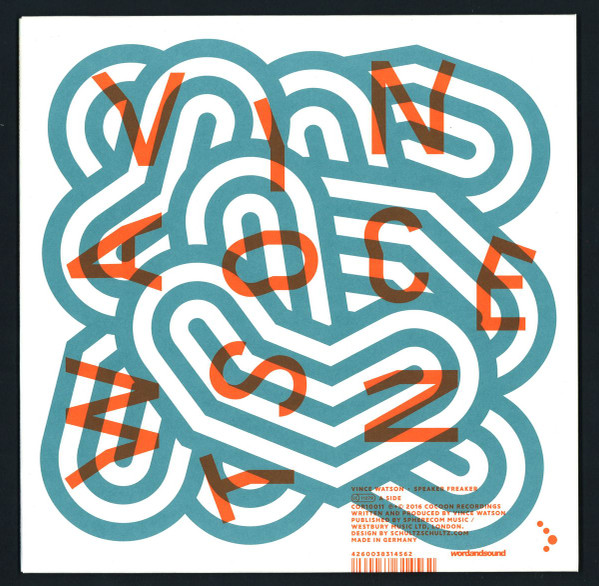 VINCE / LORBER WATSON FRANK - SPEAKER FREAKER / L'OBSCURE OBJET DU DESIR - 10 Inch Vinyl