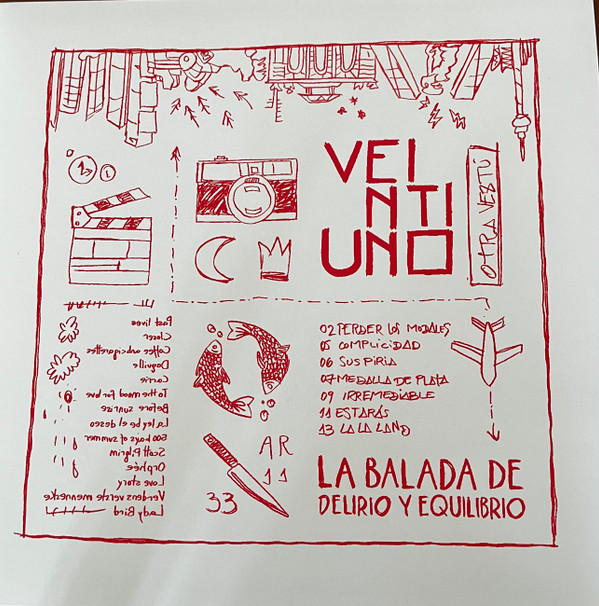VEINTIUNO - BALADA DE DELIRIO & EQUILIBRIO - LP Vinyl