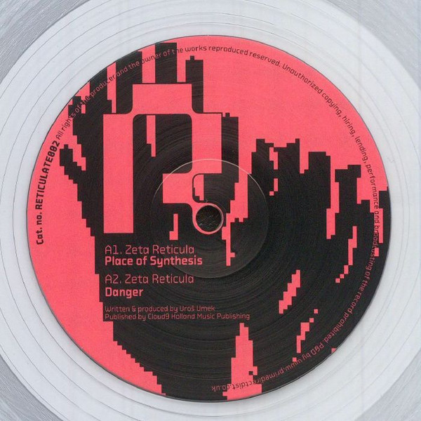 ZETA RETICULA - PLACE OF SYNTHESIS EP (CLEAR VINYL) - LP Vinyl