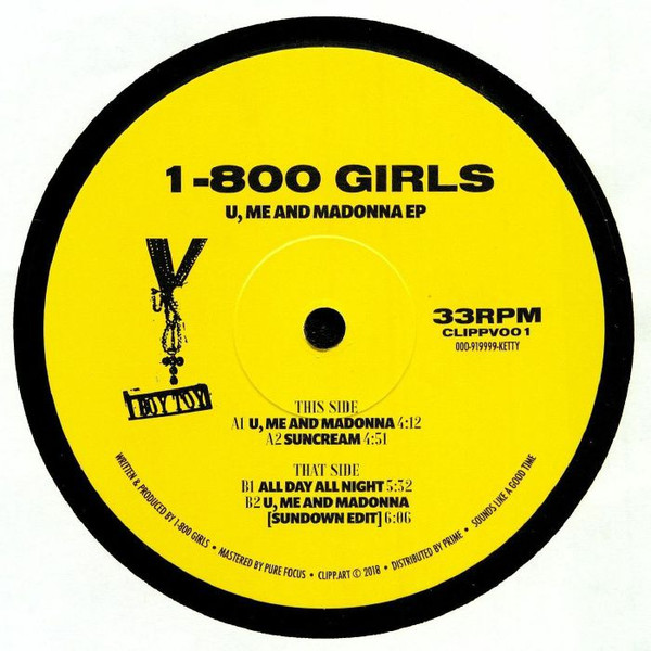 1-800 GIRLS - U. ME & MADONNA - LP Vinyl