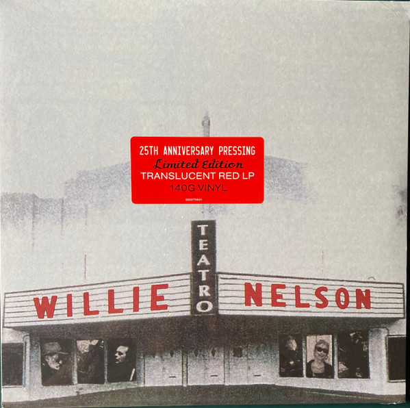 WILLIE NELSON - TEATRO (TRANSLUCENT RED VINYL) - LP Vinyl