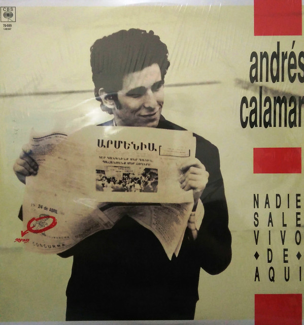 ANDRES CALAMARO - NADIE SALE VIVO DE AQUI - LP Vinyl