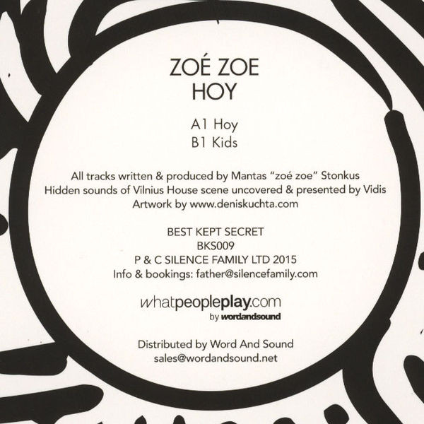 ZOE ZOE - HOY - 12 Inch vinyl