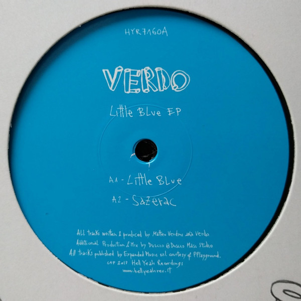 VERDO - LITTLE BLUE EP - 12 Inch vinyl