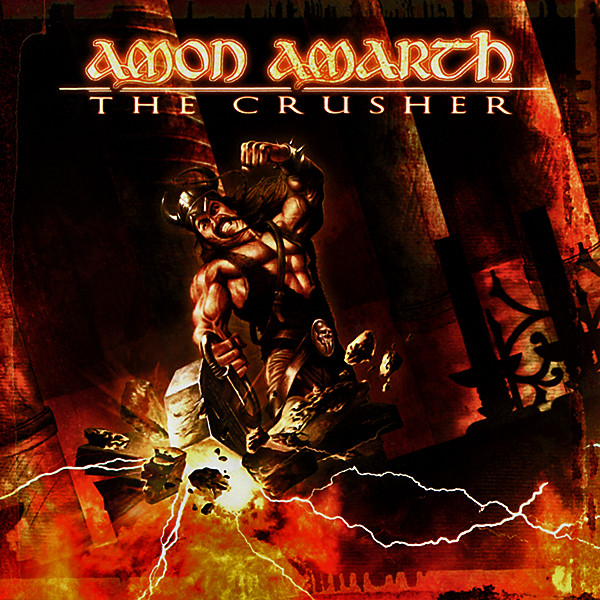 AMON AMARTH - CRUSHER (BROWN BEIGE MARBLED VINYL) - LP Vinyl