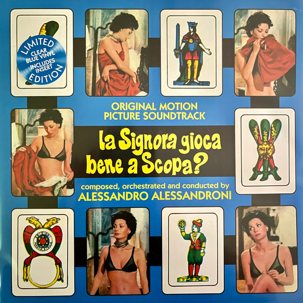 ALESSANDRO ALESSANDRONI - SIGNORA GIOCA BENE A SCOPA? (BLUE VINYL) - LP Vinyl