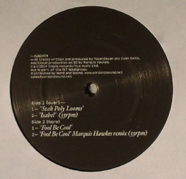 YOUANDEWAN - SPIRAL ARMS - 12 Inch vinyl