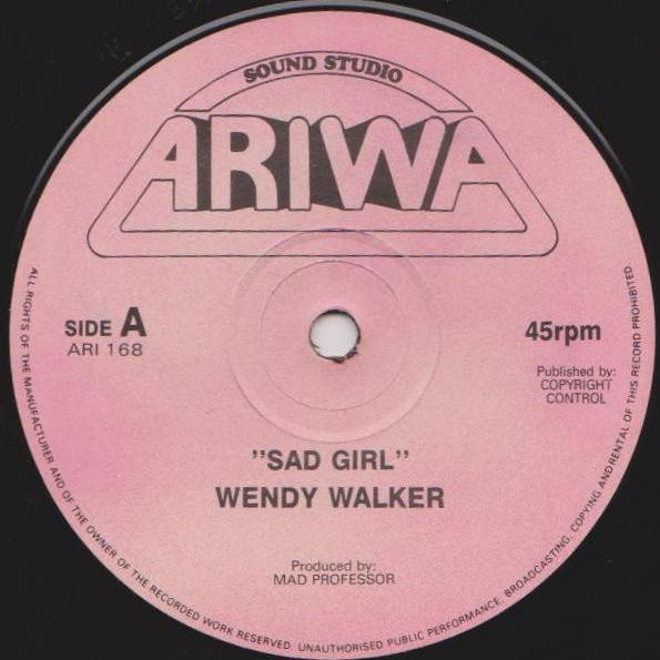WENDY WALKER - SAD GIRL - LP Vinyl