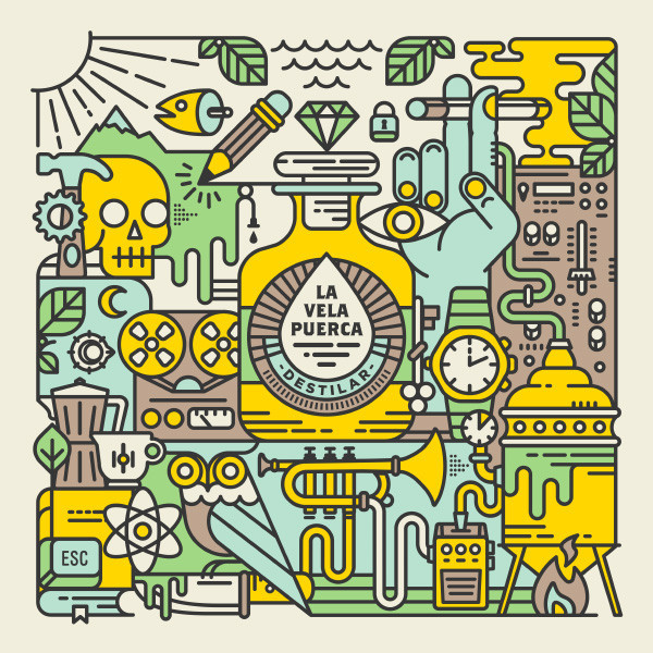 VELA PUERCA LA - DESTILAR - LP Vinyl