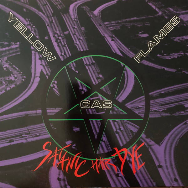 YELLOW GAS FLAMES - SATANIC HAIR DYE - LP Vinyl