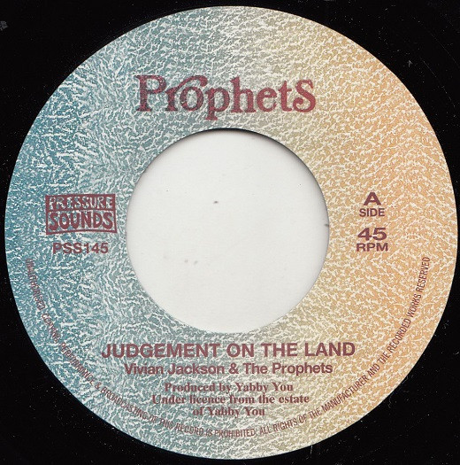 NDQtMjAyNS5qcGVn.jpeg VIVIAN & THE PROPHETS JACKSON - JUDGEMENT ON THE LAND/REPATRIATION ROCK - LP Vinyl