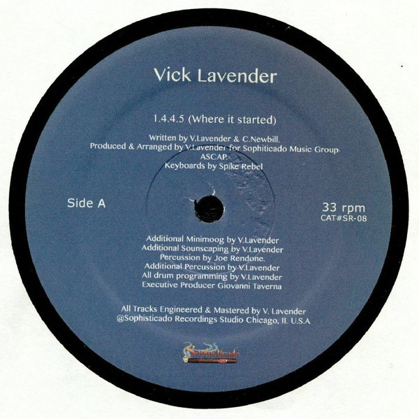 VICK LAVENDER - 1.4.4.5 - LP Vinyl