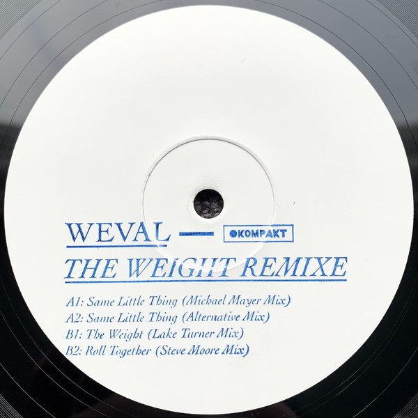 WEVAL - WEIGHT REMIXE - 12 Inch vinyl