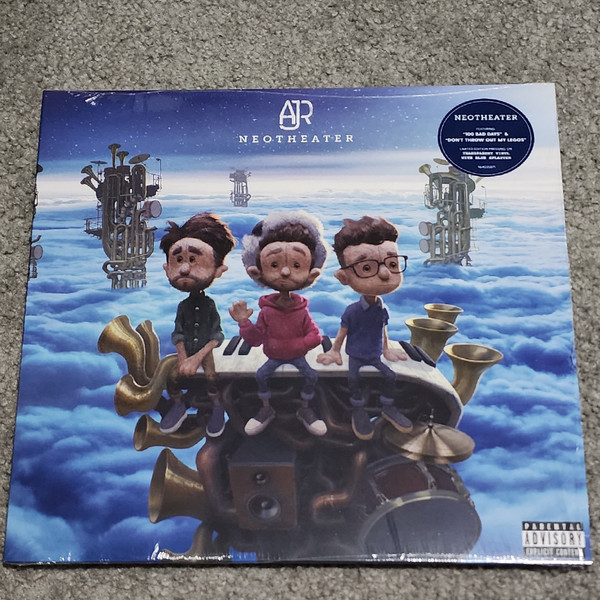 AJR - NEOTHEATER (CLEAR WITH BLUE SPLATTER VINYL) - LP Vinyl