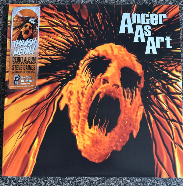 ANGER AS ART - ANGER AS ART (ORANGE VINYL) - LP Vinyl