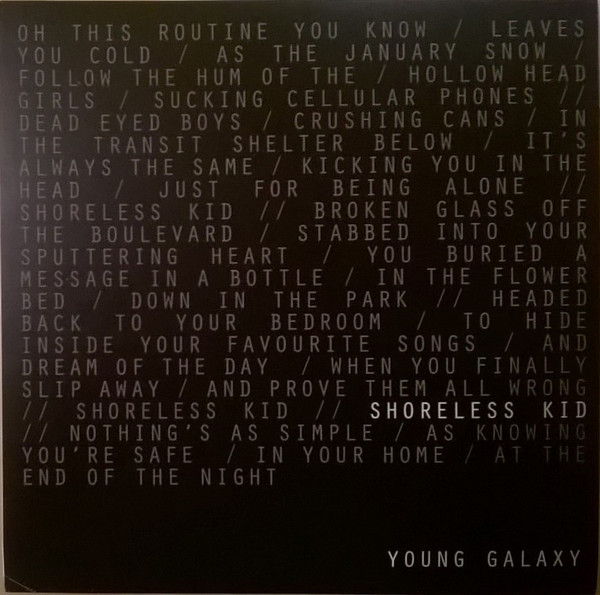 YOUNG GALAXY - SHORELESS KID - 7 inch Vinyl
