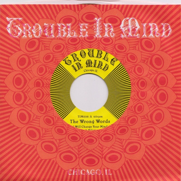 WRONG WORDS - I WILL CHANGE YOUR MIND - 7 inch Vinyl
