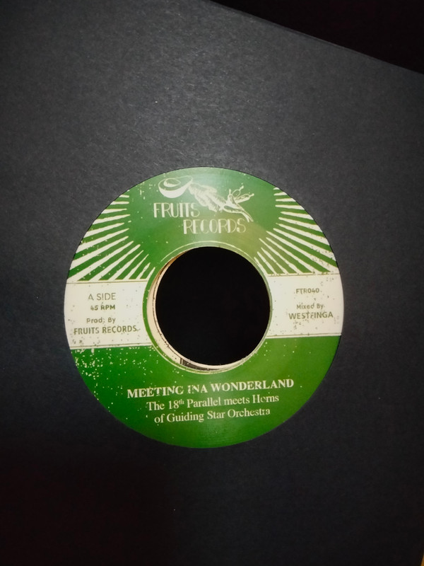 18TH PARALLEL MEETS HORNS OF GUIDING STAR ORCHESTRA - MEETING INA WONDERLAND - 7 inch Vinyl