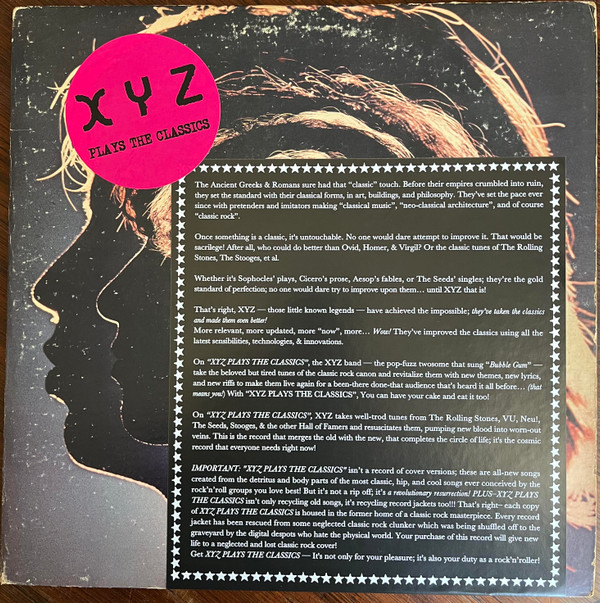 XYZ - XYZ PLAYS THE CLASSICS - LP Vinyl
