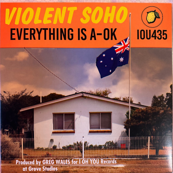 VIOLENT SOHO - EVERYTHING IS A-OK (WHITE WITH RED, ORANGE & BLUE SPLATTER) - LP Vinyl