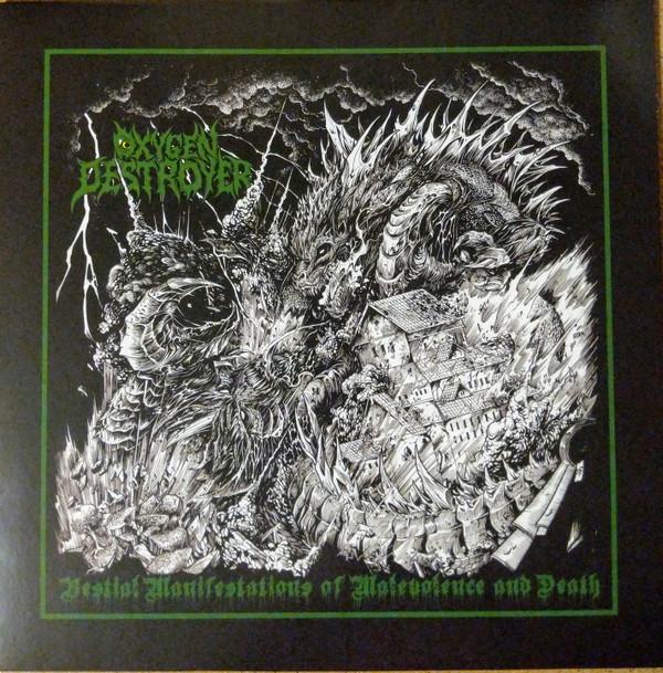(PRE-ORDER) OXYGEN DESTROYER - BESTIAL MANIFESTATIONS OF MALEVOLENCE & DEATH (ATOMIC BREATH BLUE - LP Vinyl